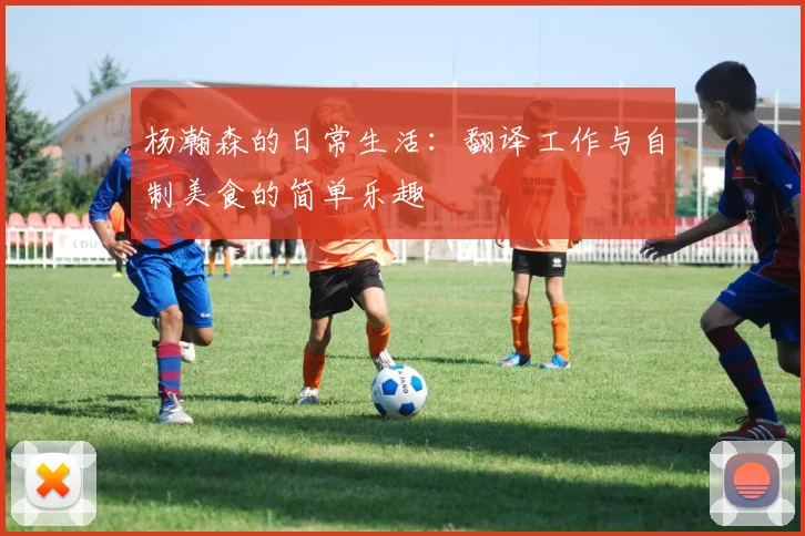 杨瀚森的日常生活：翻译工作与自制美食的简单乐趣